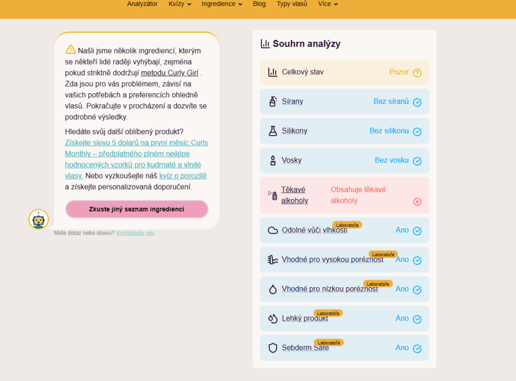 Jak vypadá curlsbot